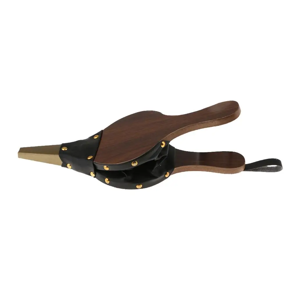 Ручная волна Деревянный Мини камин воздуходувка традиционная пожарная лампа