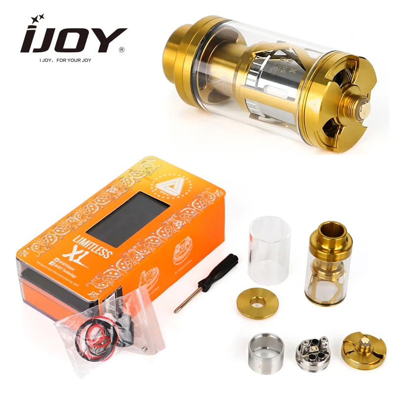 IJOY атомайзер безграничный XL Танк 4 мл электронные сигареты vape Subohm/RTA бак контроль воздушного потока Ремонтопригодный vapproizer