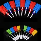 Конусные керамические сверла для ногтей, вращающиеся сверла для фрезы, грубые, средние, мелкие зерна, 332 дюйма, электрические сверла для маникюра