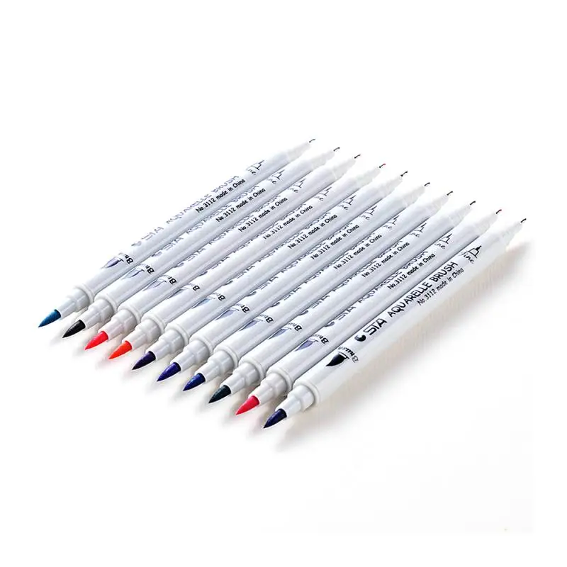 

12/80 Color Double Tip Art Marker Pen Contour Pen Stationery Art Drawing Pen Calligraphy Lettering Scrapbook Student Marker Pen