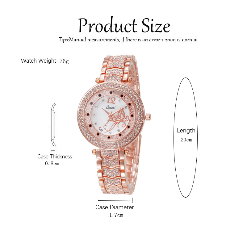 Часы женские кварцевые с браслетом и кристаллами A149 | Наручные часы