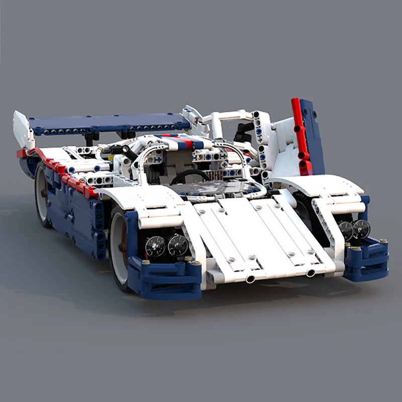 

MOC-38167 City Car Model Building Blocks Bricks Racing Speed Racer Famous Vehicle Super DIY High-Tech Toys For Kits Boys Gifts