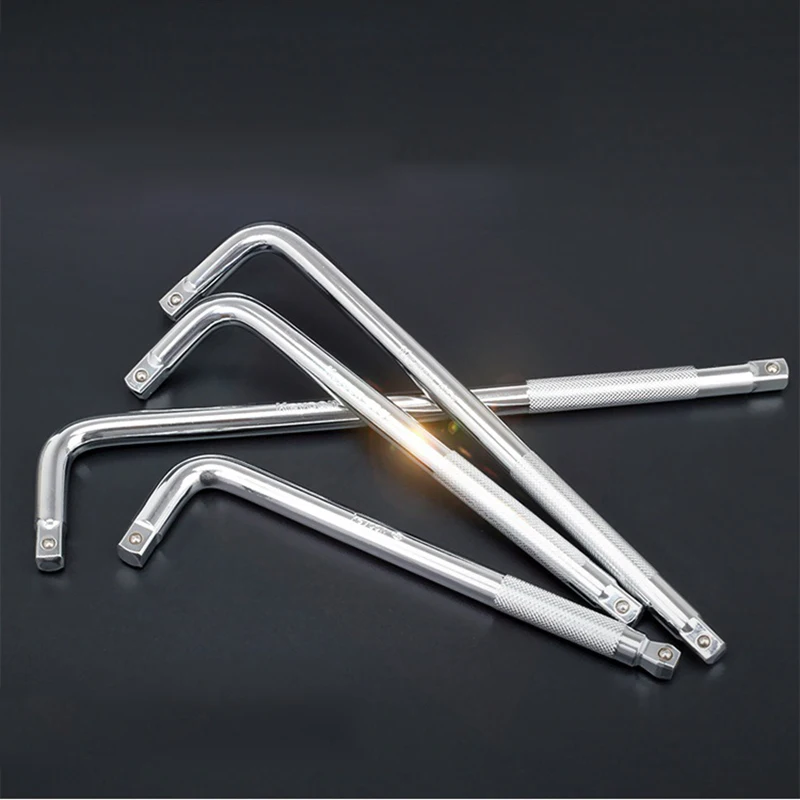 L Type Socket Bent Bar1/4 3/8 1/2inch L-Handle Sockets Wrench Hand Tools Curved Rod | Инструменты
