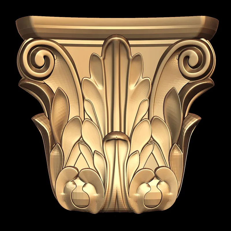 Декор модели STL для фрезерного станка с ЧПУ 3D-принтера Artcam Aspire архитектурное