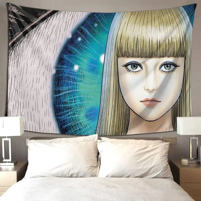 Настенный гобелен в стиле Харадзюку джундзи Ито японские ужасы мангапредство