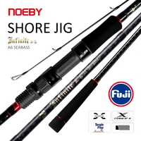 noeby infinite shore jigging fishing rod 2 49m 2 75m 2 9m m h mh lure 7 70g fuji guide seat spinning rod for sea fishing rod