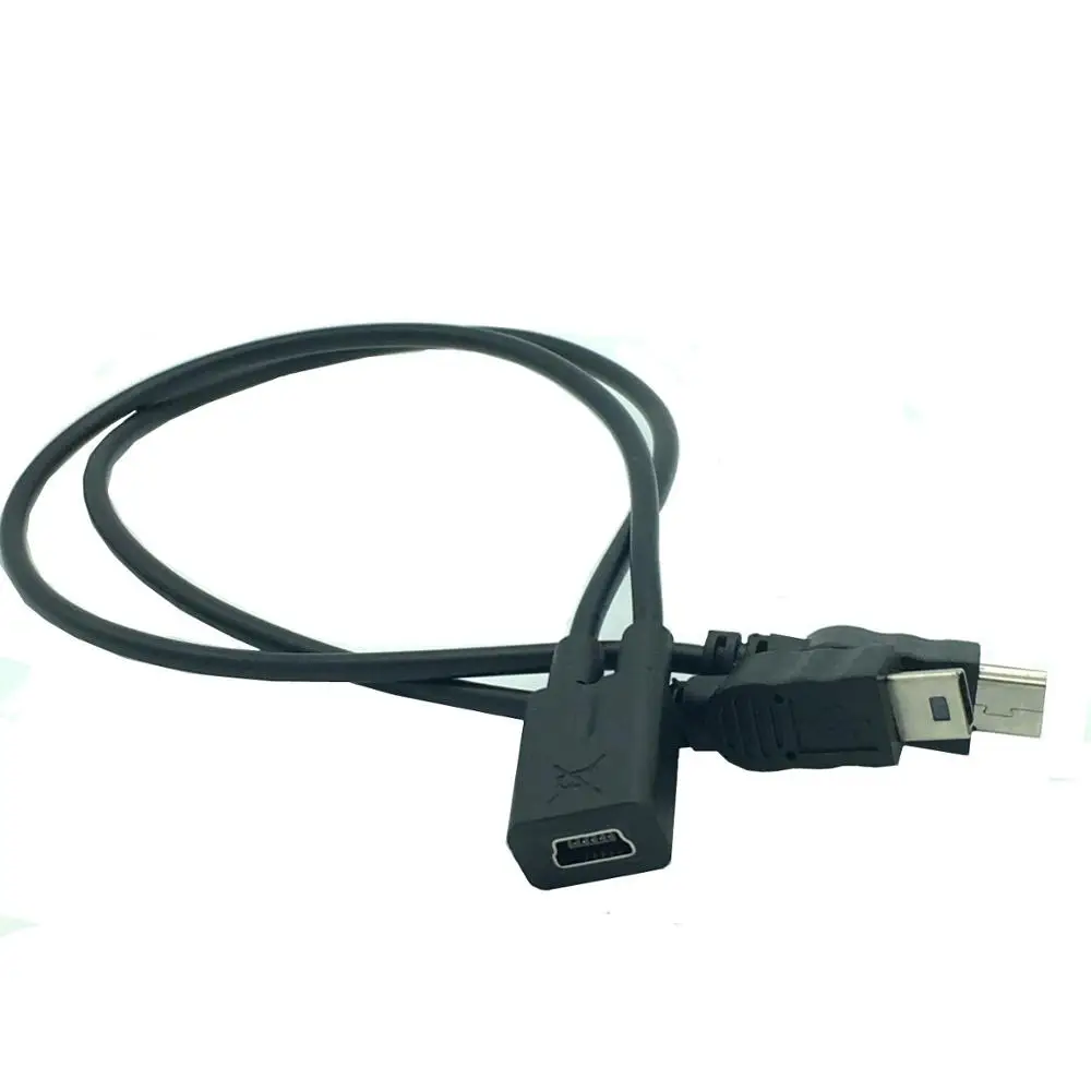 Micro/Mini USB к 5P один точечный и два зарядных кабеля 1 гнездо на 2 штекера Y