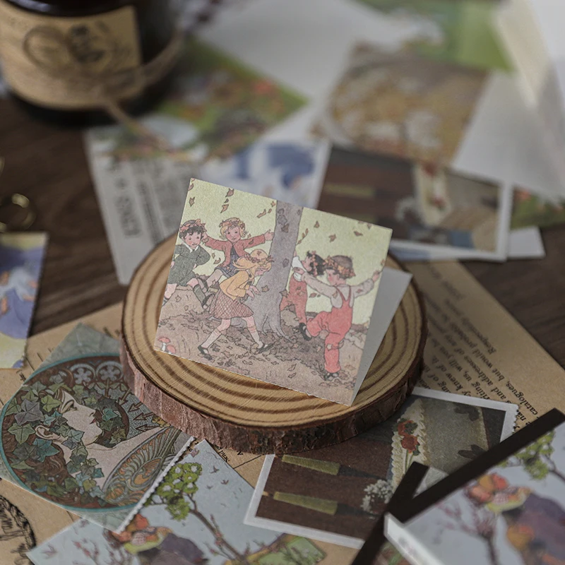 60 шт. в Корейском стиле ретро Блокнот журнал рукоделие декоративный материал