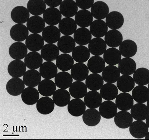 

Monodisperse porous cross-linked polystyrene microspheres