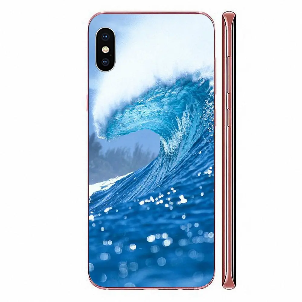 Окрашенные природные морские синие океанские волны для Huawei Honor 5C 5X 6A 6X 7 7A 7X 8 8A 8S 8X 9