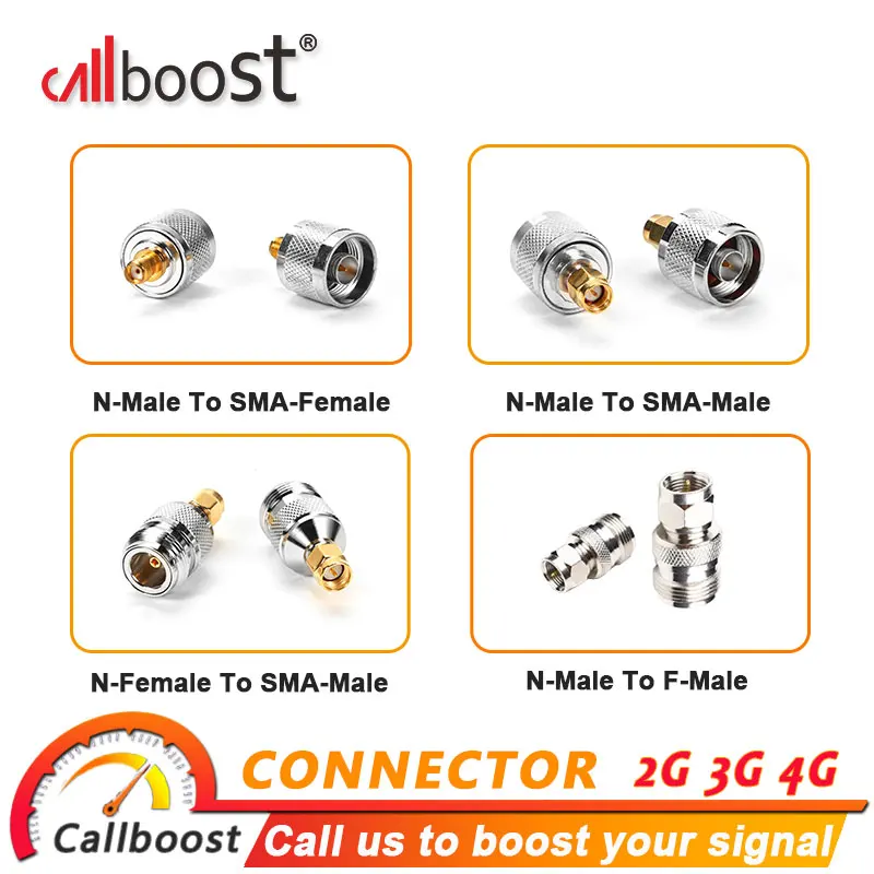 

Разъем Callboost для кабеля усилителя сигнала N-папа на SMA-папа или SMA-гнездо N-мама на SMA-папа F-папа-N-папа усилитель