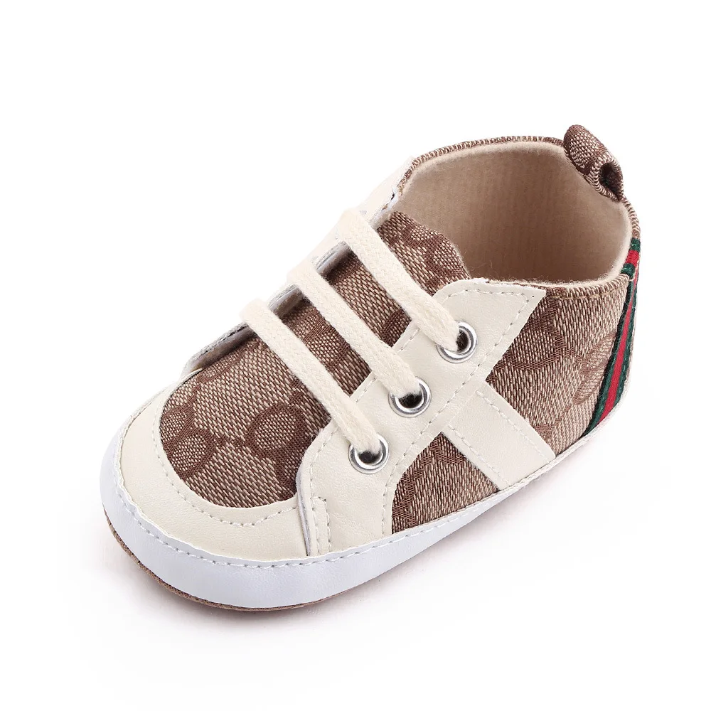 

Baby Toddler Shoes for Boys Girls 0-1 Years Old Casual Prewalker Newborn Color Matching Soft Sole First Walkers