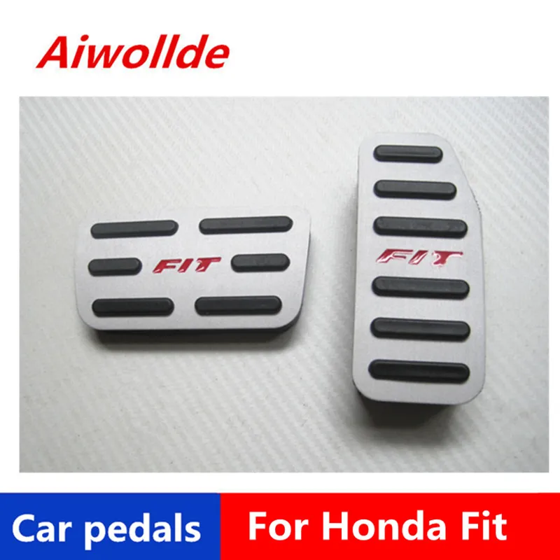 Автомобильные аксессуары алюминиевые автомобильные педали для Honda Fit / Jazz 2014 2015 2016