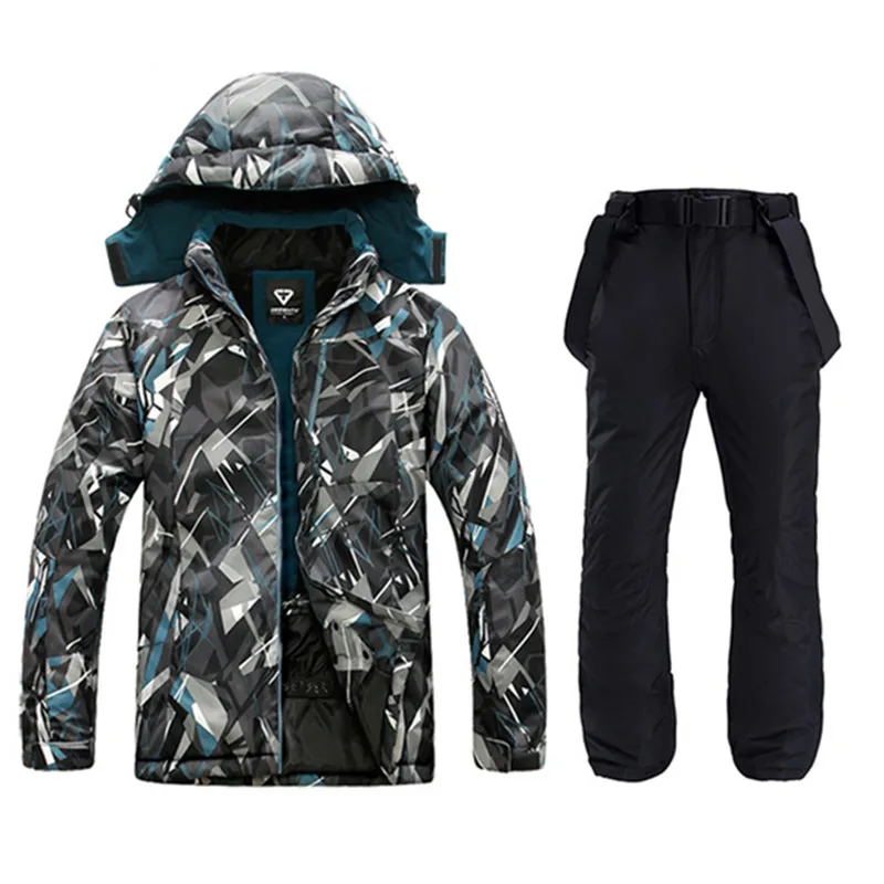 Водонепроницаемая куртка для мужчин лыжный костюм мужская сноуборда Мужская