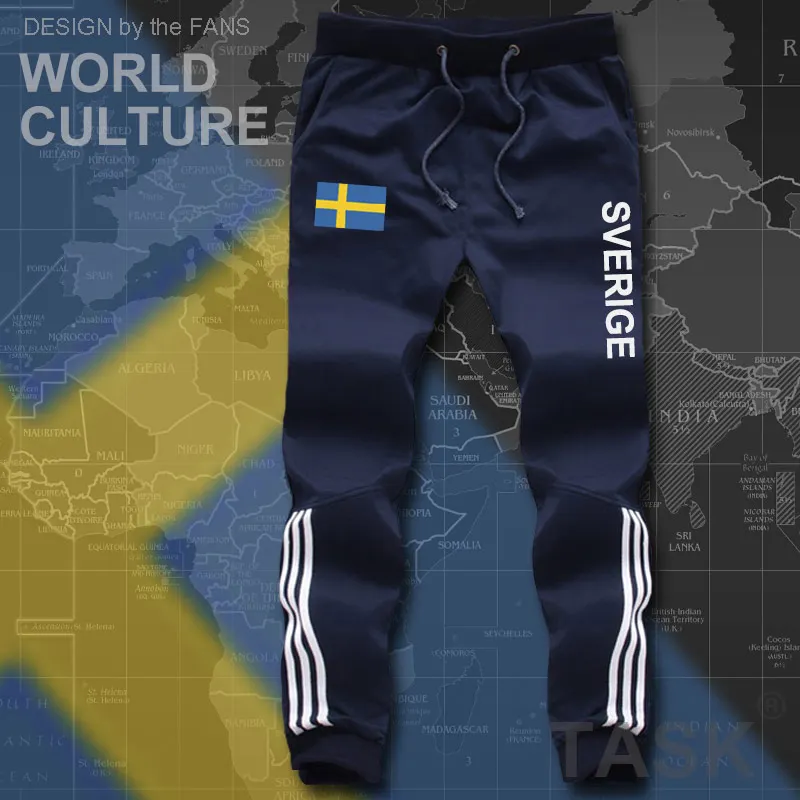 

Plus M-8XL Sweden Sverige Mens Shorts Beach men's Board Shorts Flag Workout Zipper Pocket Sweat Clothing 2021 Swedish Swede SE
