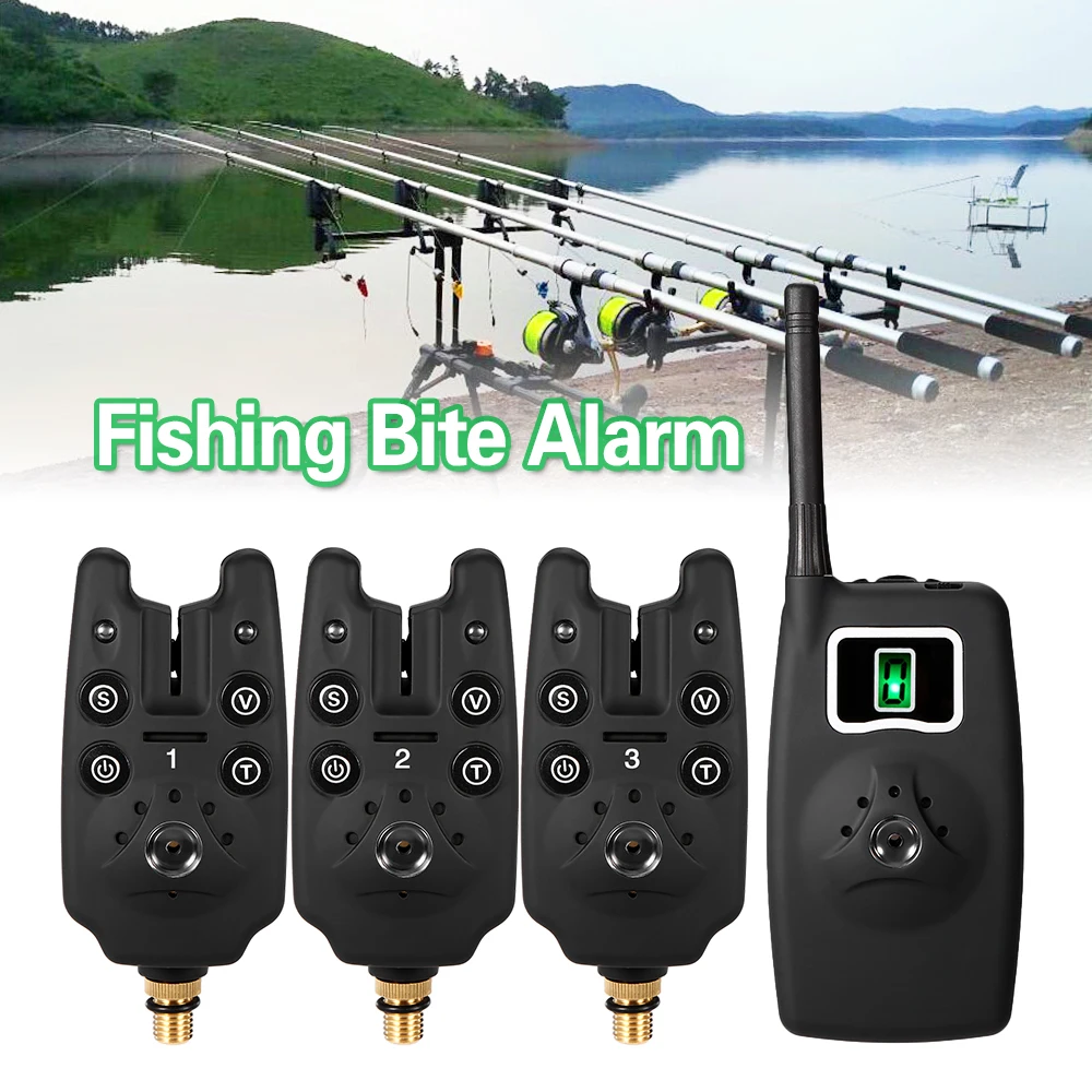 

Lixada беспроводной набор сигнализаций для ловли рыбы, цифровой набор сигнализаций для рыбалки, светодиодный индикатор сигнала тревоги, опове...