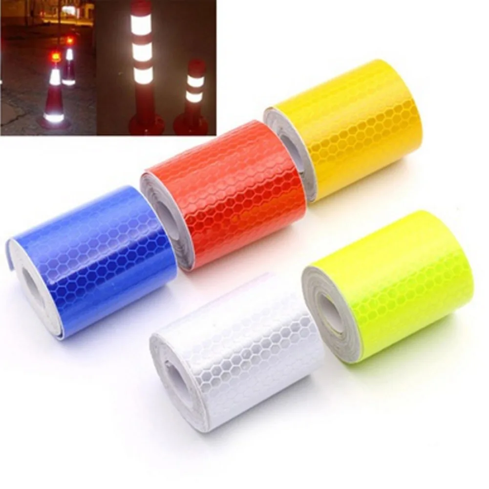 

Car Styling 5cmx3m Reflective Tape Adhesive Stickers Brand Decal Decoration Warning Tape Film Safety Auto Sticker On Car-Styling