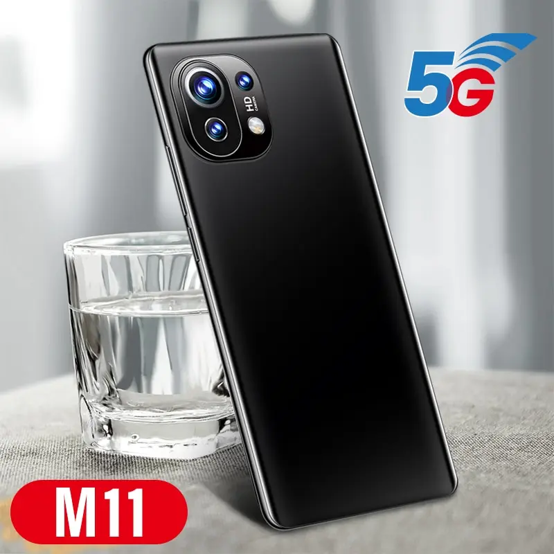 

M11 Cheap Smart Phone White Black 6.1 Inch 6+128gb 4800mah Fingerprint Unlock 10 Core Mtk6889 Global Cell Phones
