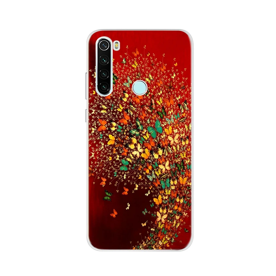 Для Xiaomi Redmi note 8 чехол силиконовый мягкий ТПУ чехол для телефона для Xiaomi Redmi note 8t 8 pro 6,3 задний Чехол, Fundas Coque bumper