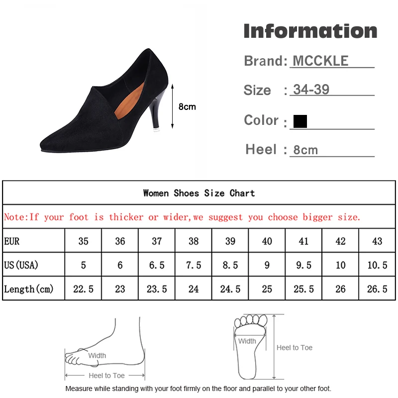 

Women High Heels Shoes Shallow Pumps Sexy Pointed Toe Ladies Slip On Classic Dress Shoes Female Fashion Autumn Footwear
