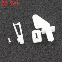 20set kt rudder angle 4 hole quick adjustment diy kt board foam fixed wing aircraft parts aviation model airplane accessories