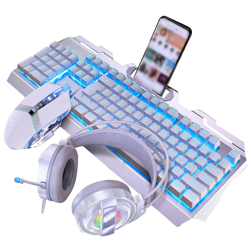 

Mechanical Keyboard Wireless Bluetooth RGB Colorful Backlight Retro Mechanical Keyboard For Cellphone Tablet Laptop Full Set