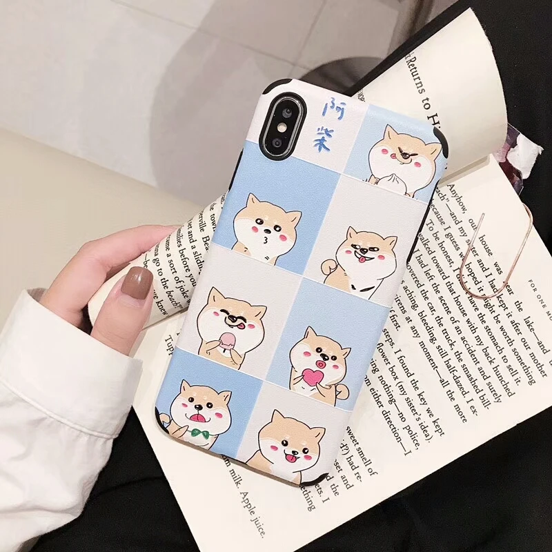 blue Gimfun винтажный Шелковый матовый чехол для телефона с цветочным рисунком для Iphone 11, чехол из ТПУ с мультипликационным принтом для Iphone 7 11 Pro Xr X Max 6 8 Plus, мягкий чехол - Цвет: blue