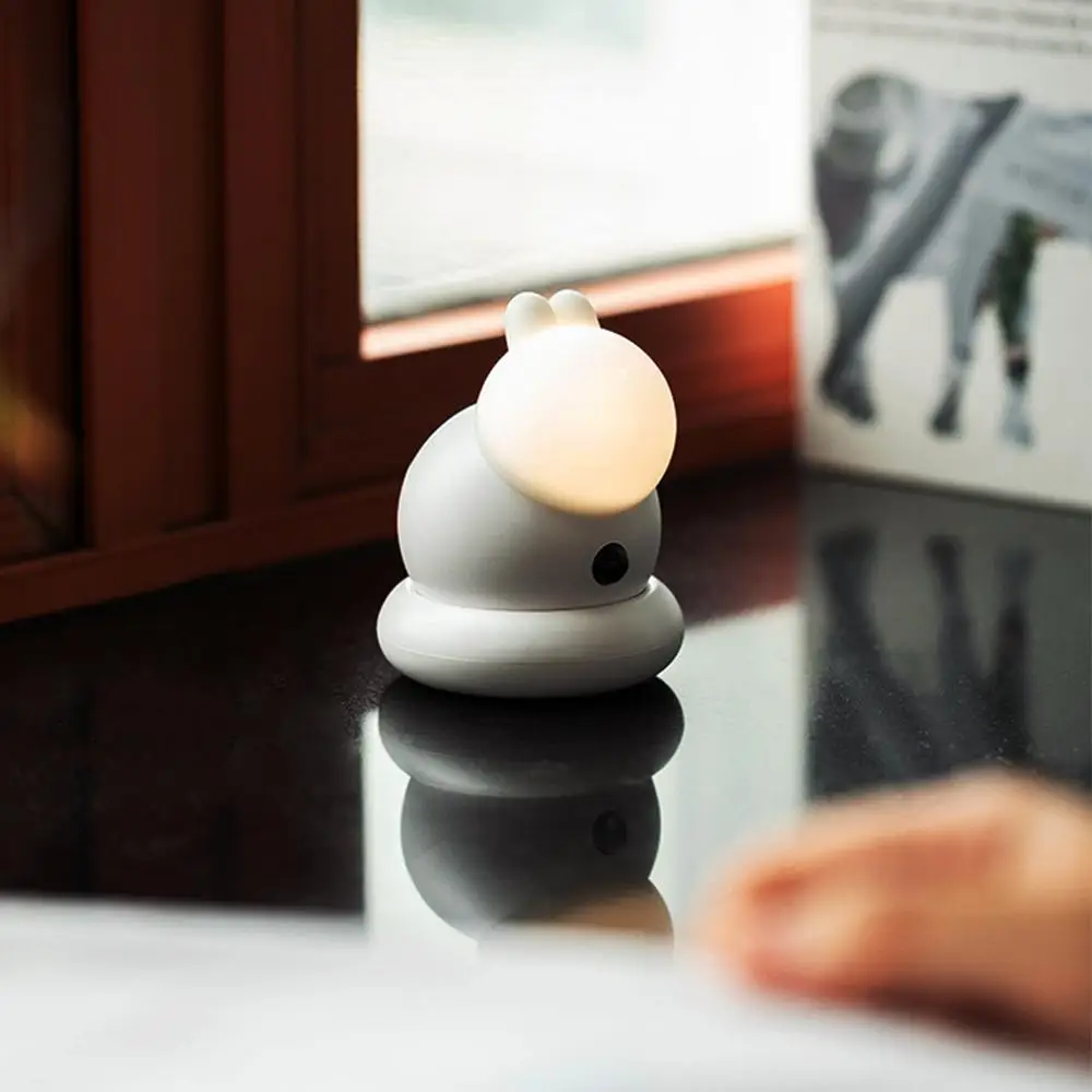 Силиконовый кролик светодиодный Ночной светильник сенсорный Сенсор стены