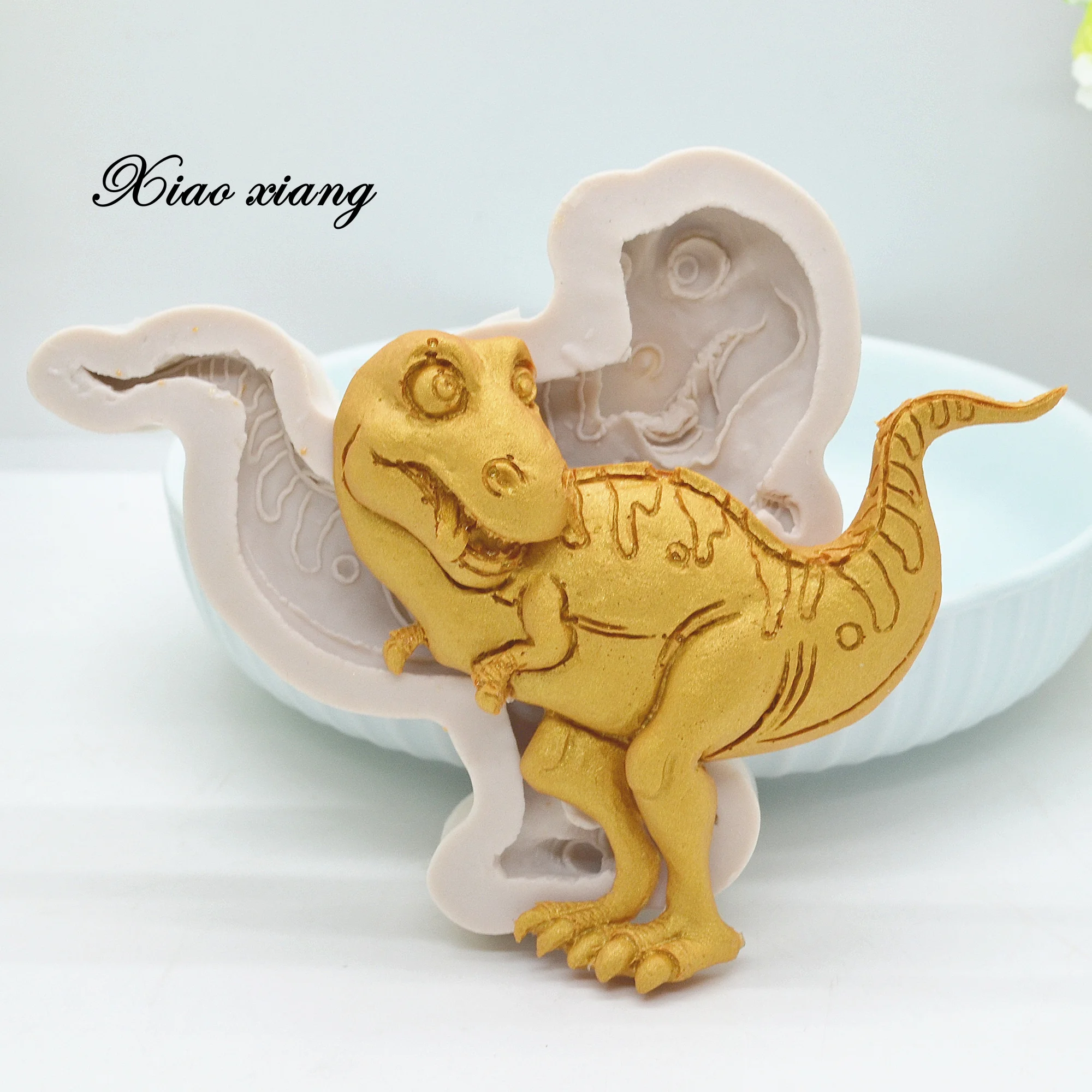 

3D Dinosaur Silicone Fondant Cake Molds For Baking Dragon Cake Decorating Baking Tools Pastry Kitchen Baking Accessories M2091