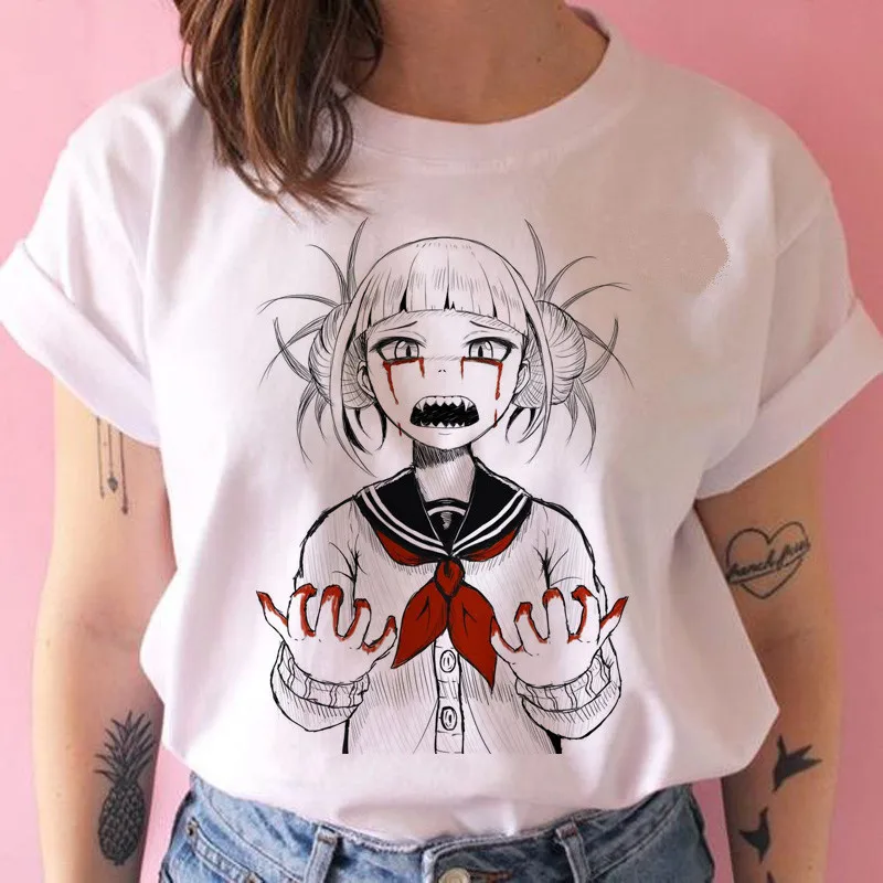 Женская футболка Senpai химико Тога Waifu аниме забавная кавайная 90 х японская