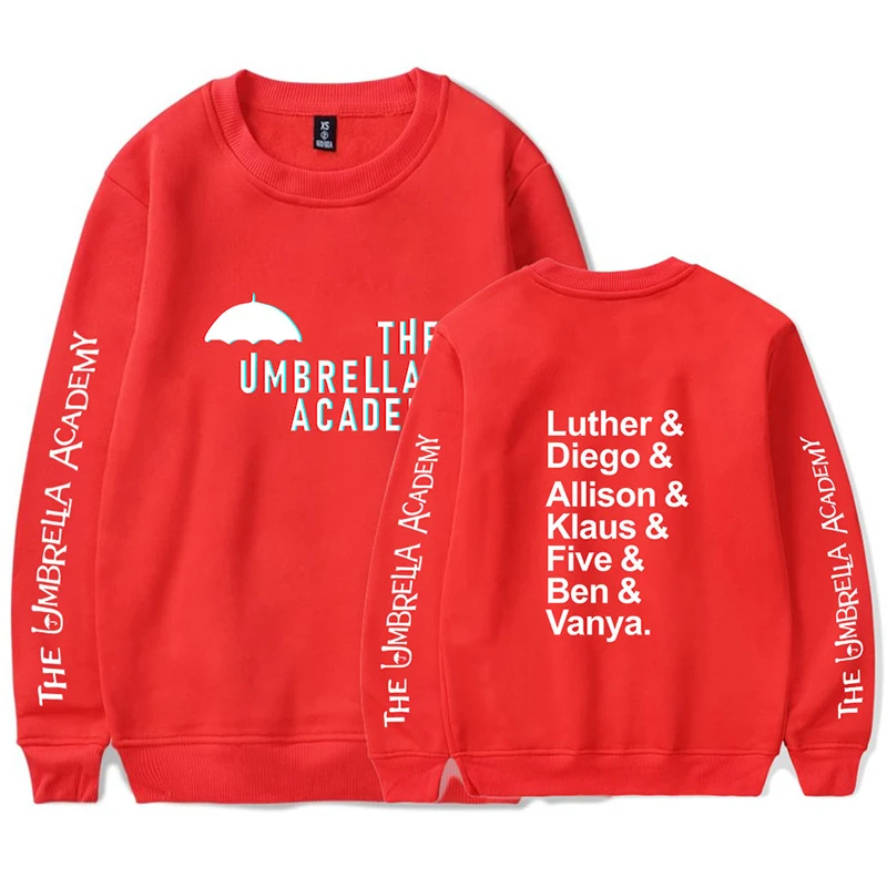 

Print The Umbrella Academy Super Hero Hoodies Pullover O-neck Harajuku Hoodie Men/Women's Long Sleeve Capless Sweatshirts Tops