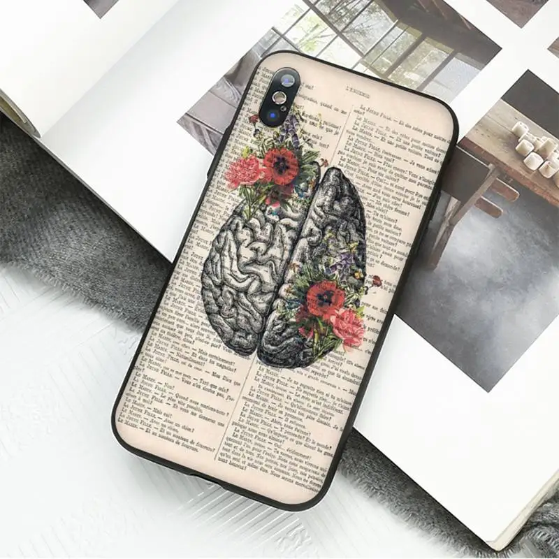

Babaite HUMAN ANATOMY Black Cell Phone Case For iPhone 8 7 6 6S Plus 5 5S SE 2020 11 11pro max XR X XS MAX