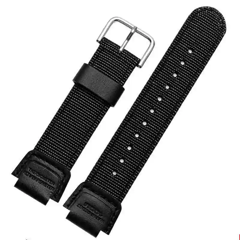 Nylon Canvas Waterproof Sports Mountaineering 18mm Watch Band Strap Fit For Casio AQ-S810W AE-1200WH SGW-300H 400 Watch