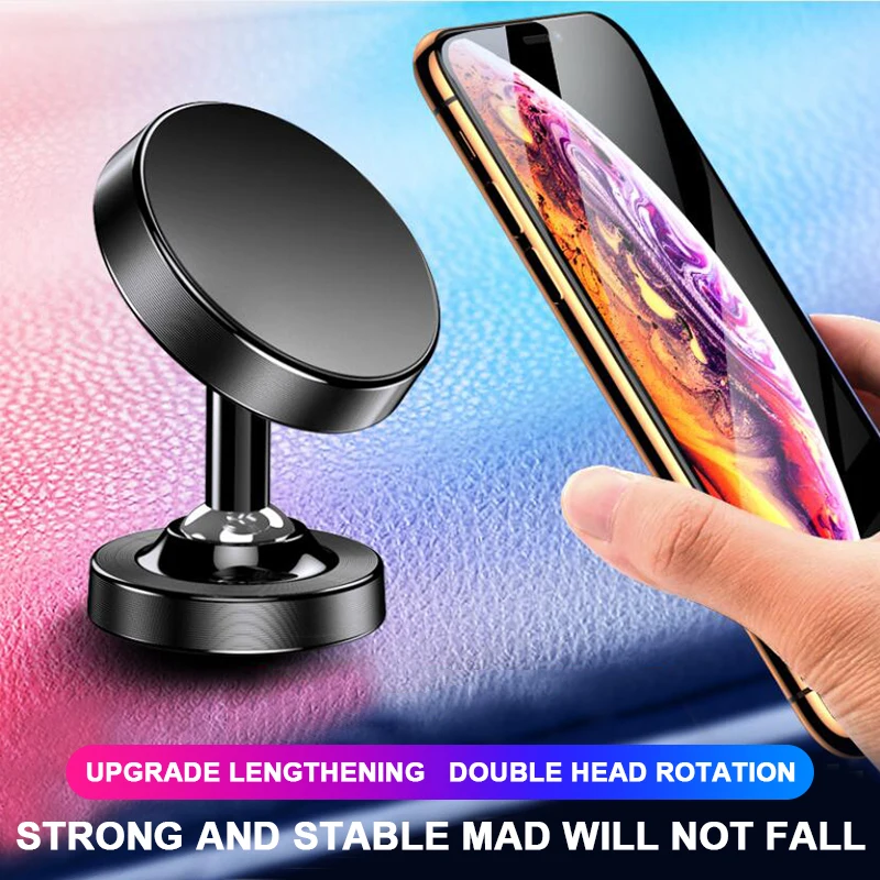 Мобильный телефон держатель светящаяся металлическая магнитная скоба из