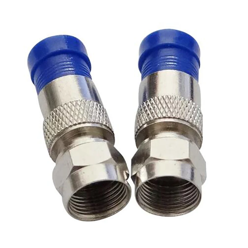 30 шт. RG6 Разъем компенсации коаксиальный кабель водонепроницаемое соединение F