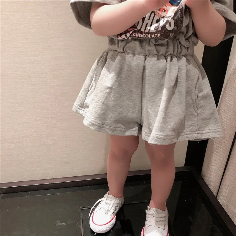 Новинка 2020 комплект из 2 предметов для маленьких девочек и мальчиков футболка +