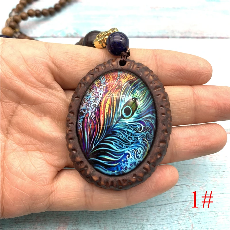 Новое Женское Ожерелье этническое искусственное ожерелье ручной работы с