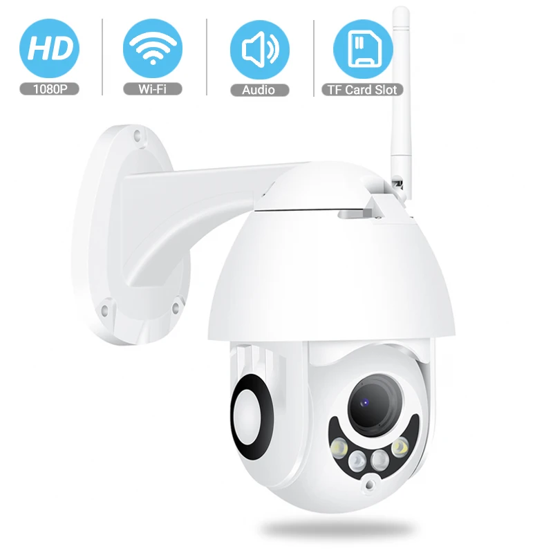 Ip-камера 1080P HD открытый WiFi беспроводной Pan Tilt2 Way аудио SD карта IR Vision IP ONVIF