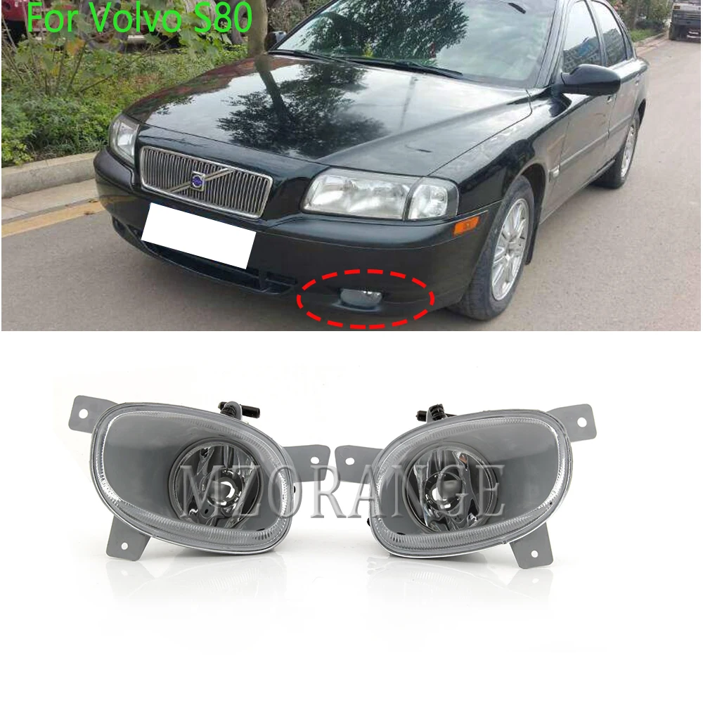 

MIZUAUTO For Volvo S80 Fog Lights 1999 2000 2001 2002 2003 2004 2005 2006 Headlights Lamps Foglights
