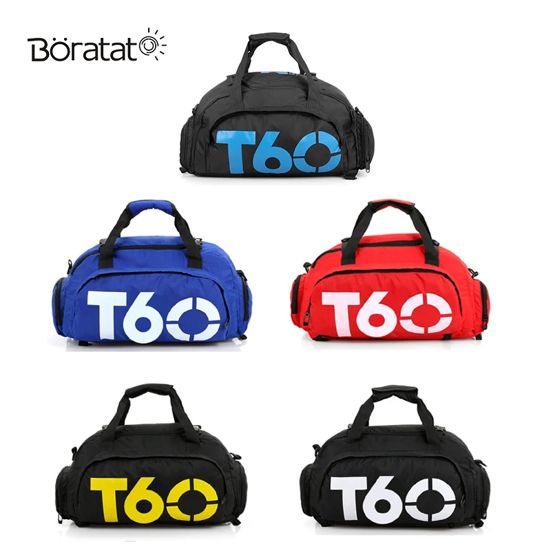Men Sport Gym Bag Women Fitness Waterproof Outdoor Separate Space For Shoes Travel Handbag Backpack