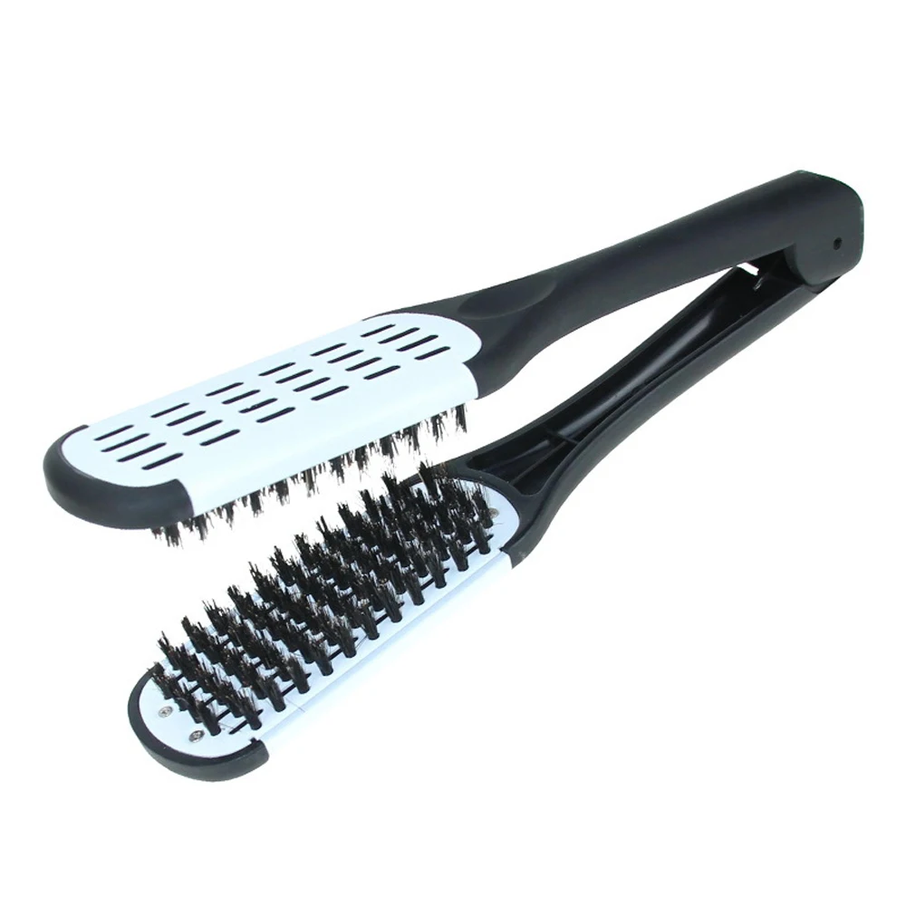 1 шт. Профессиональный Выпрямитель для волос v-образная расческа выпрямления