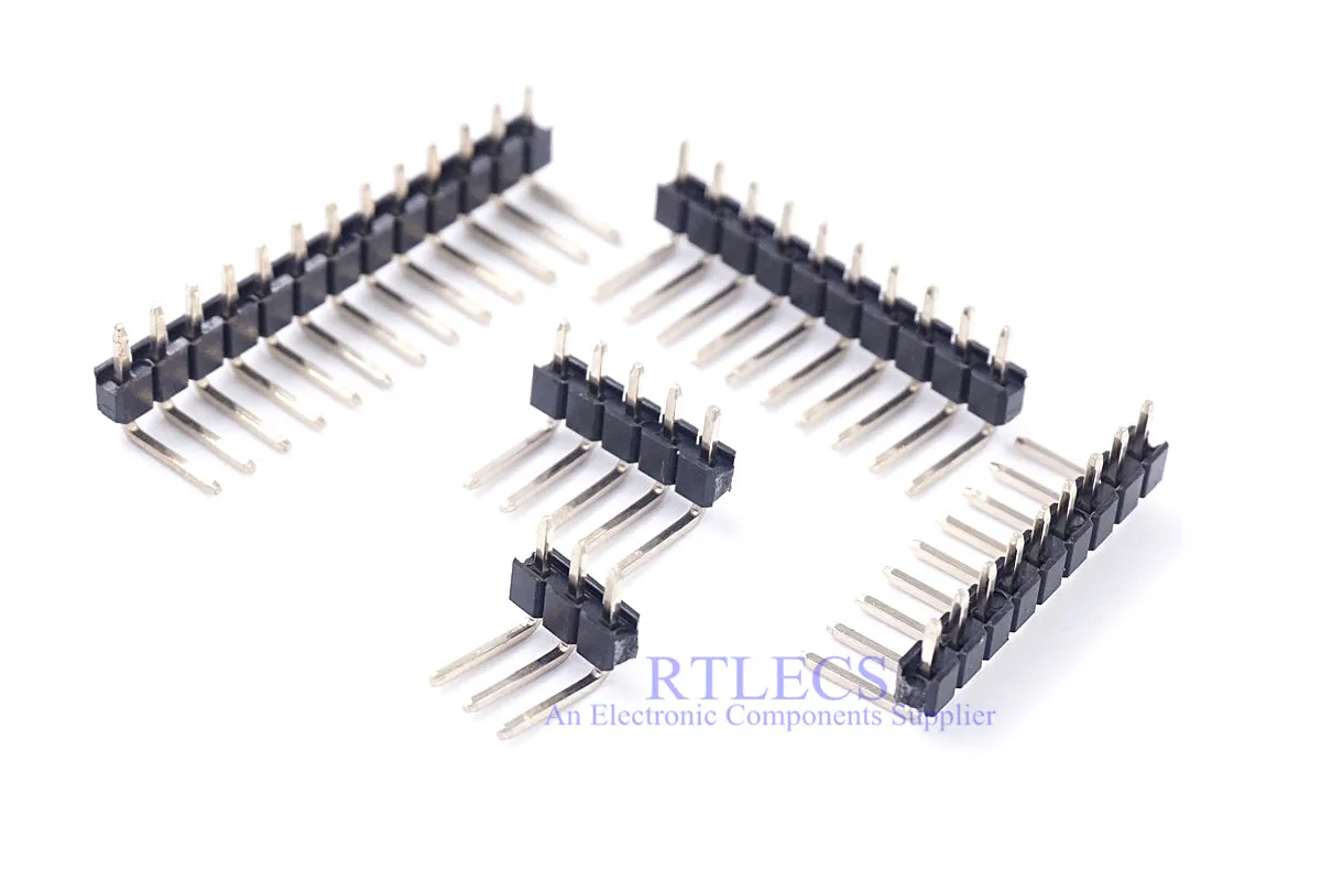 10 шт. прямоугольные штекеры для печатной платы 0 100 мм 2 3 4 5 6 7 8 9 12 14 15 16 20 24 26 30 40