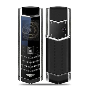 original k9 luxury cell phone with metal body leather housing dual sim bluetooth dial mp3 men mobile phones free global shipping