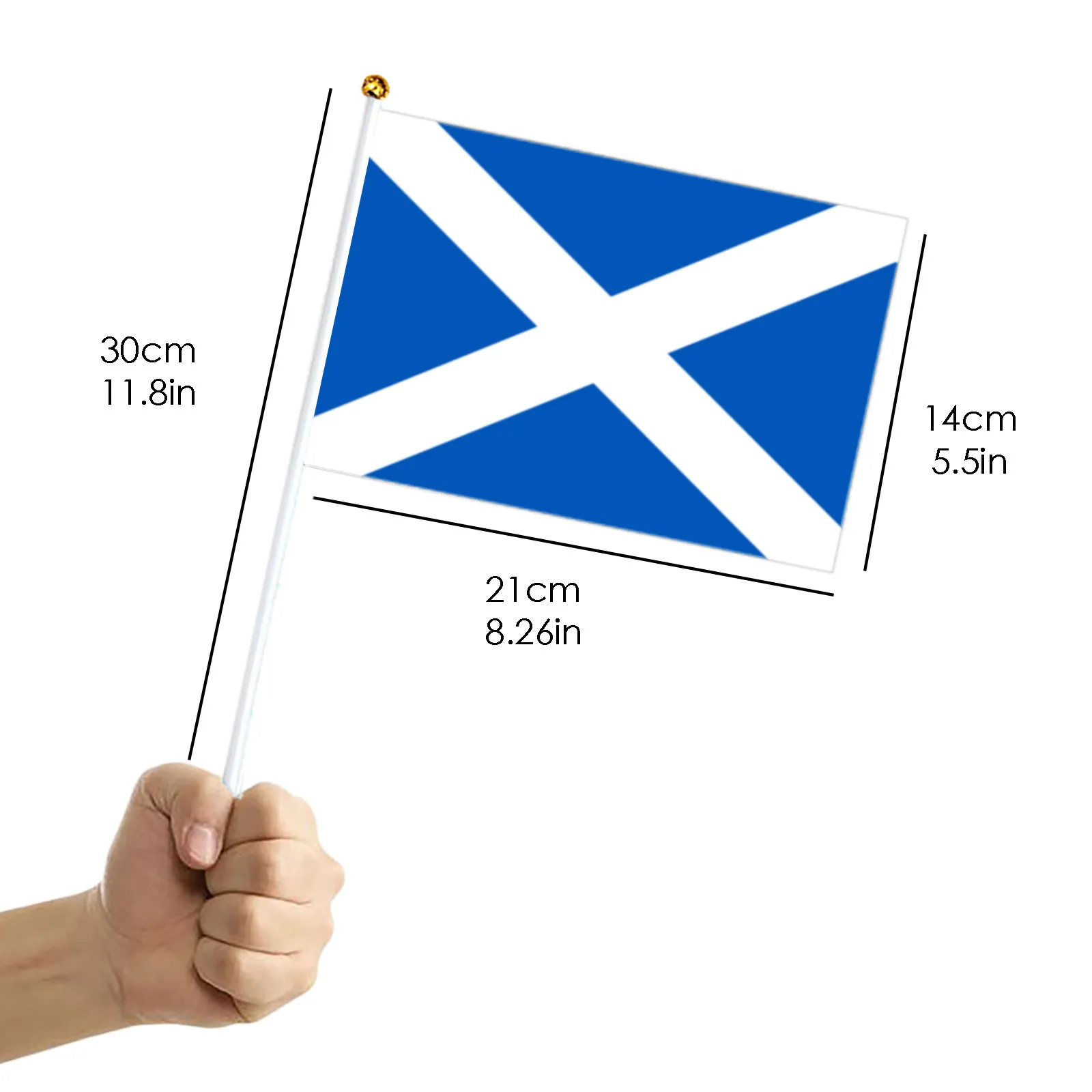

14x21cm Scotland Window Flag Hand Holding Scotland Hanging Mini Flag Ornament Home Decoration festival decoration