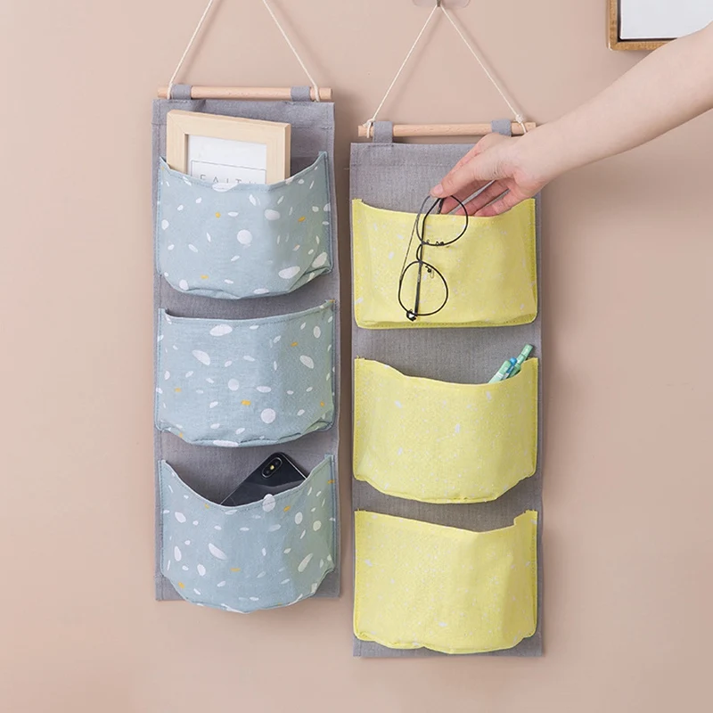 Печать детское хранилище для игрушек сумка детской кровати органайзер из хлопка