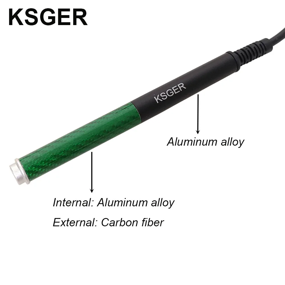 KSGER T12 DIY алюминиевый сплав паяльник ручка для STM32 OLED T12 цифровой контроллер паяльной станции электрические инструменты сна