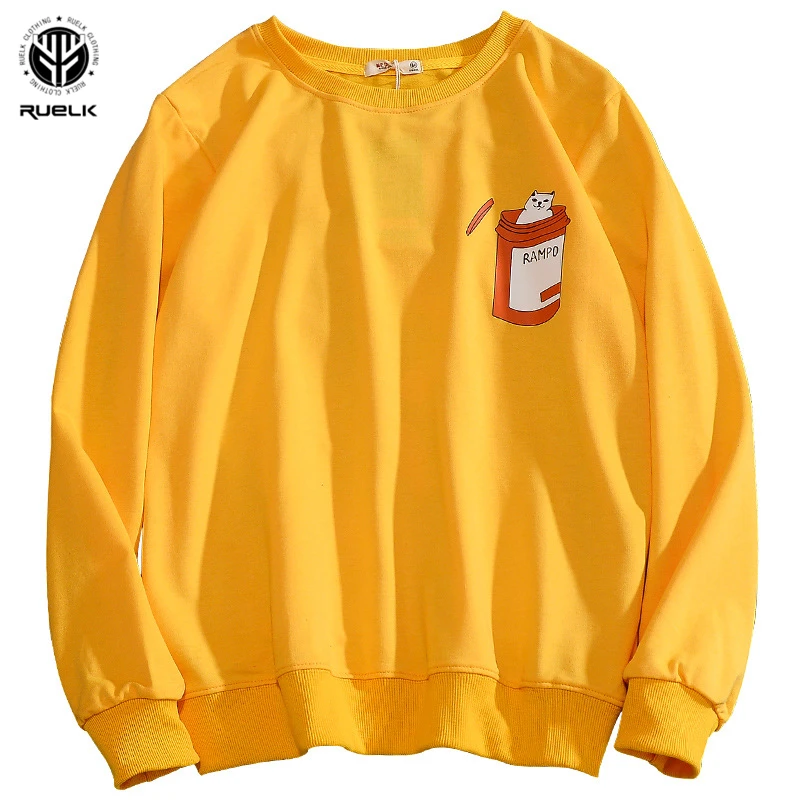 Свободная Толстовка с длинными рукавами для мужчин и женщин креативным