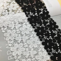 classic all match small plum blossom 9cm three dimensional embroidery barcode hollow water soluble milk silk lace accessories