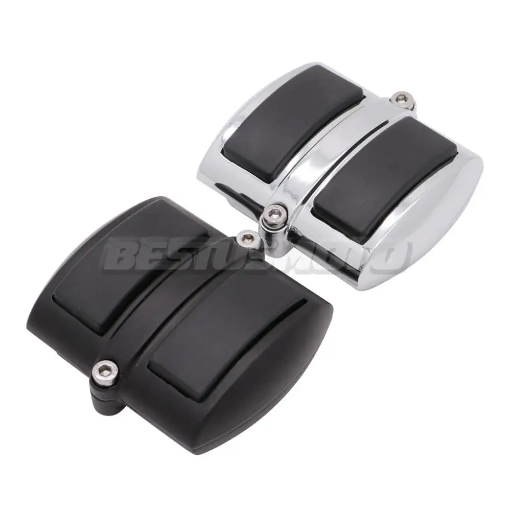 Мотоциклетная хромированная черная накладка на педаль тормоза для Yamaha V Star 650 1100
