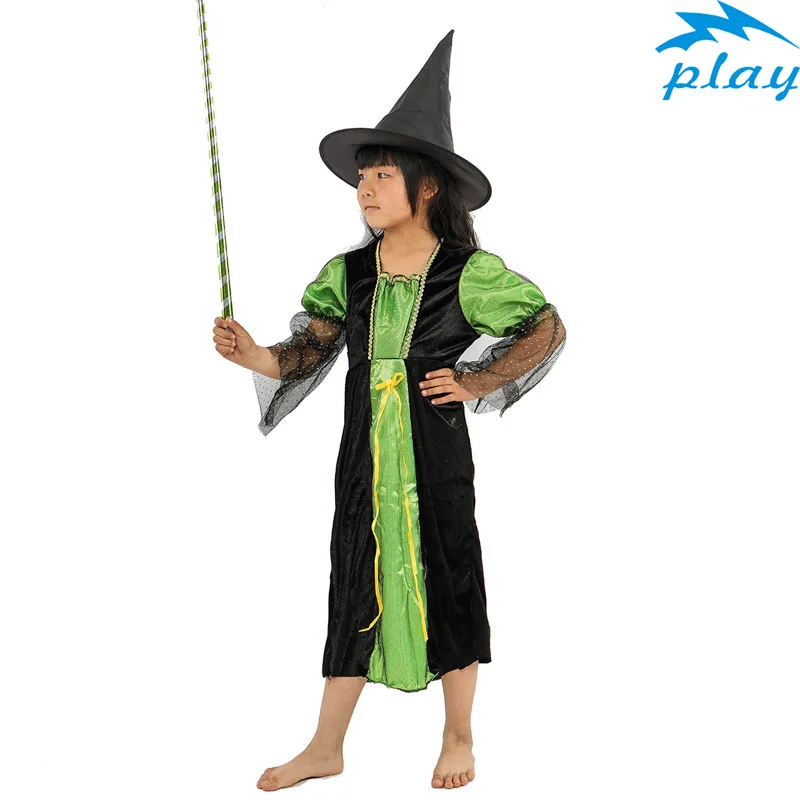 

SATCOPY Halloween Christmas Fancy Fantasia Infant Witch Fairy Cosplay Costumes for Children Kids Witch Costume for Girls